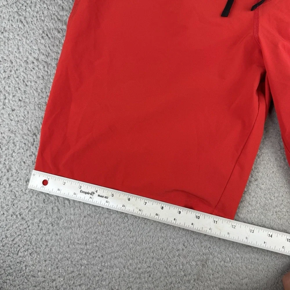 Oakley Mens Board Shorts Size Xl Red Swim Trunks Drawstring